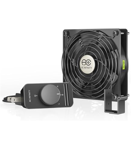 Amazon.com: AC Infinity AXIAL S1238D, Dual 120mm Muffin Fan